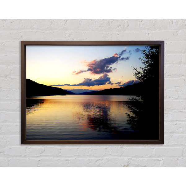 Haus Am Meer Gerahmter Druck Tranquil Lake Reflections Wayfair De